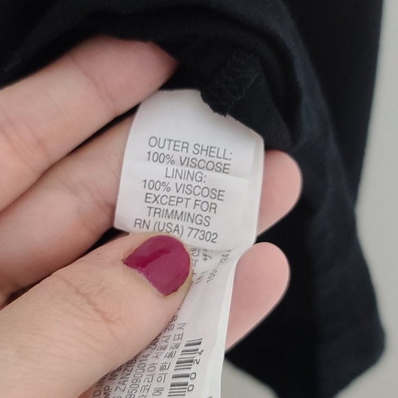 Zara Black Studded Sleeveless Dress Size Small - Picture 5 of 6